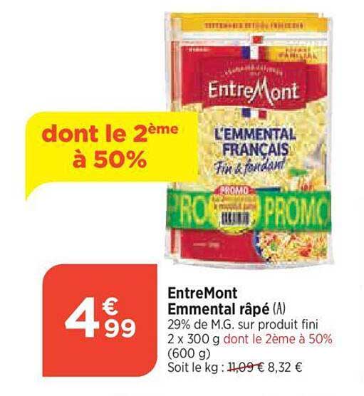 EntreMont Emmental Râpé