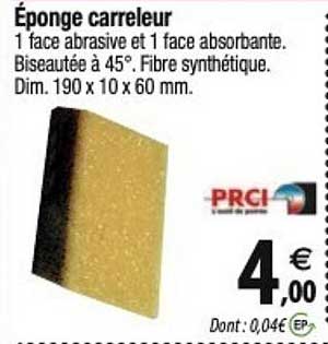 éponge carreleur