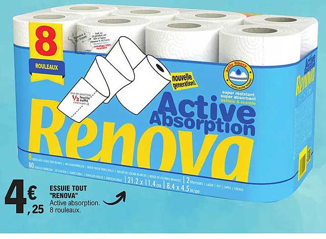 essuie tout "renova"