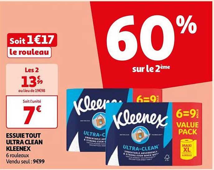 essuie tout ultra clean kleenex