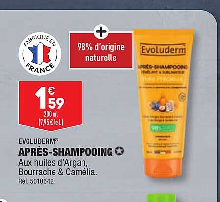 evoluderm après-shampooing