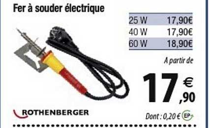 fer à souder électrique