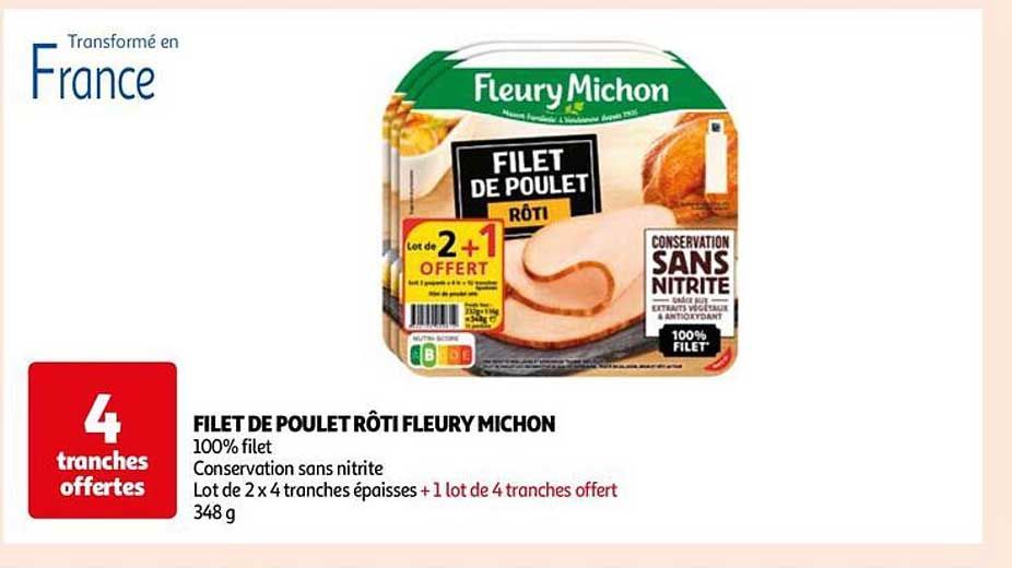 filet de poulet rôti fleury michon