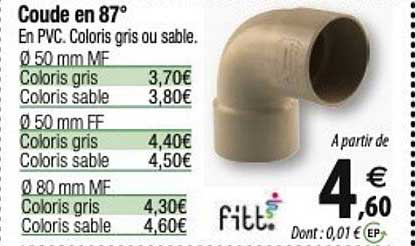 fitt coude en 87°