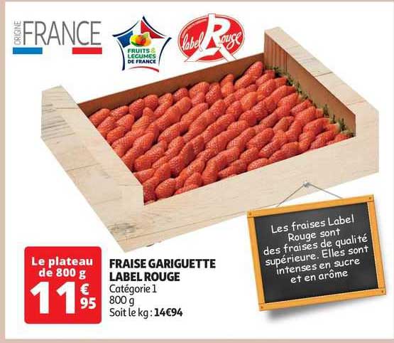 fraisa gariguette label rouge