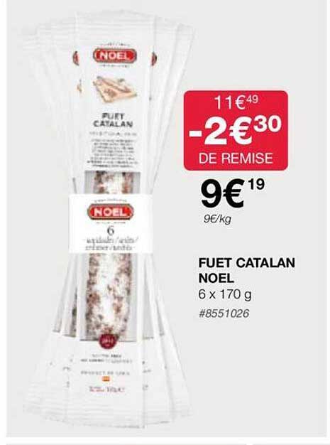 Fuet Catalan Noël
