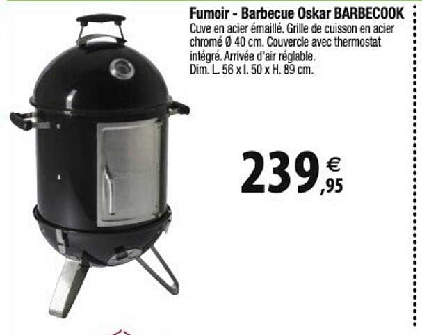 Fumoir-barbecue Oskar Barbecook