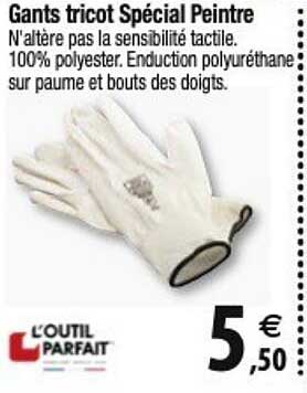 gants tricot spécial peintre l'outil parfait
