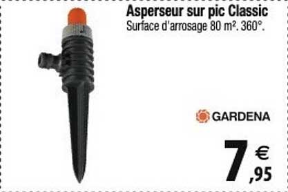 gardena asperseur sur pic classic