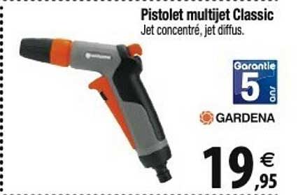 gardena pistolet multijet classic