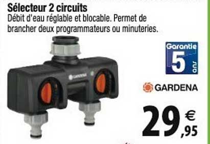gardena sélecteur 2 circuits