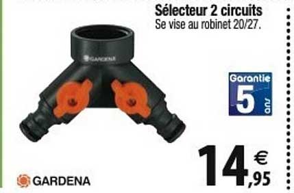 Gardena Sélecteur 2 Circuits