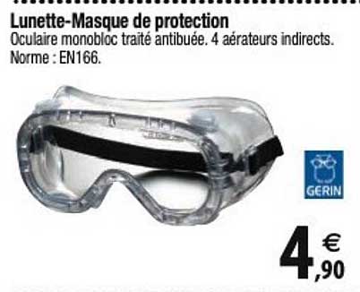 gerin lunette-masque de protection