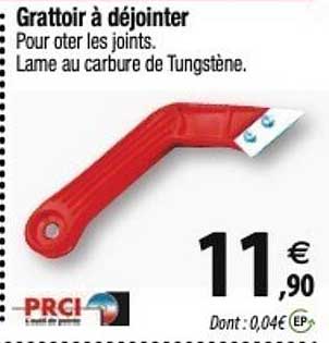 Grattoir à Déjointer