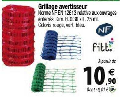 grillage avertisseur