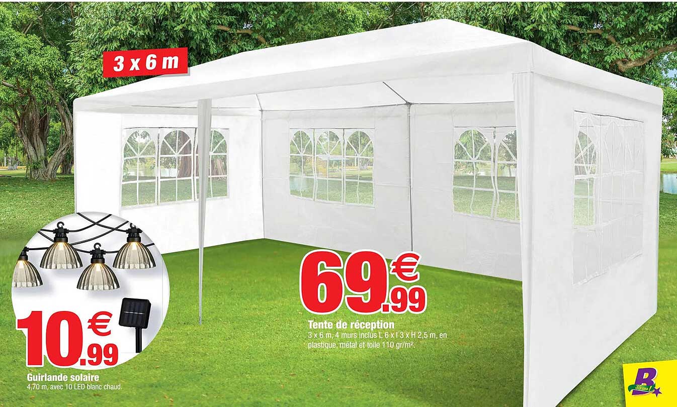Guirlande Solaire Tente De Réception