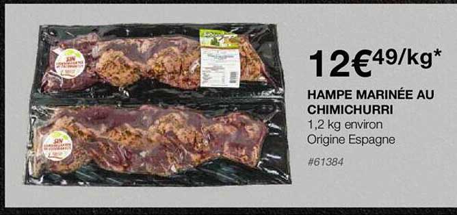 Hampe Marinée Au Chimichurri