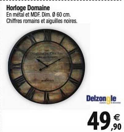 horloge domaine delzongle