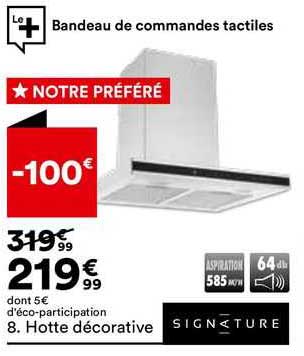 hotte décorative signature