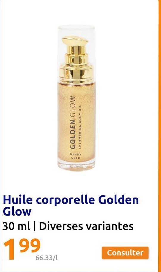 huile corporelle golden glow