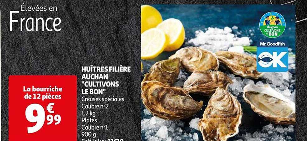huîtres filière auchan "cultivons le bon"