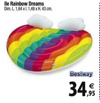 île rainbow dreams bestway
