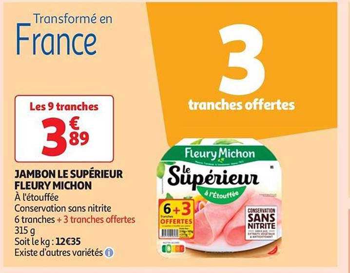 jambon le supérieur fleury michon