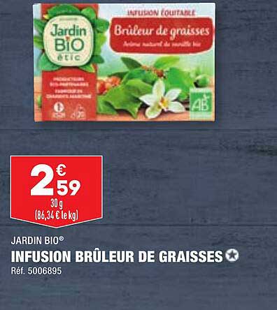 jardin bio infusion brûleur de graisses
