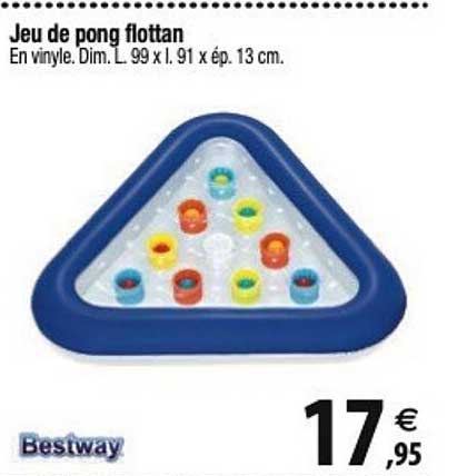 jeu de pong flottan bestway