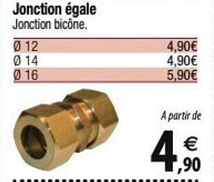 jonction égale