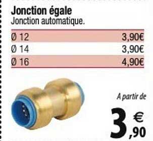jonction égale