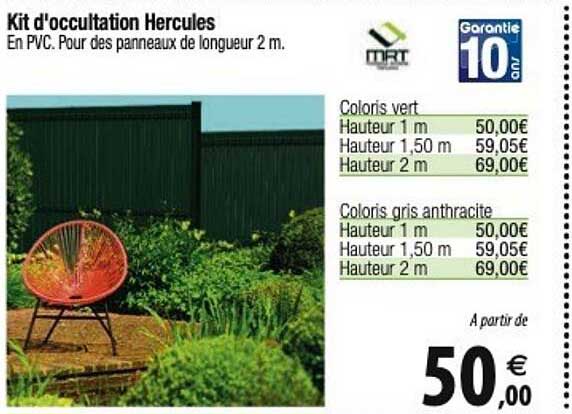 kit d'occultation hercules