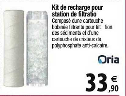 Kit De Recharge Pour Station De Filtration