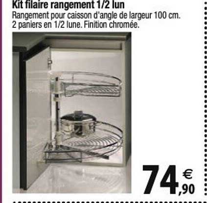 kit filaire rangement 1/2 lun