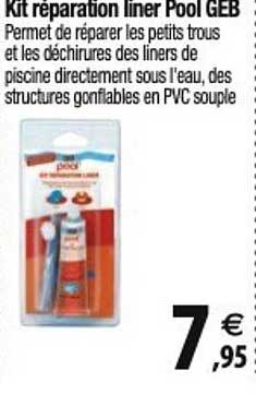 kit réparation liner pool geb