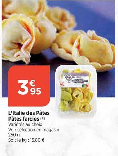 l'italie des pâtes pâtes farcies