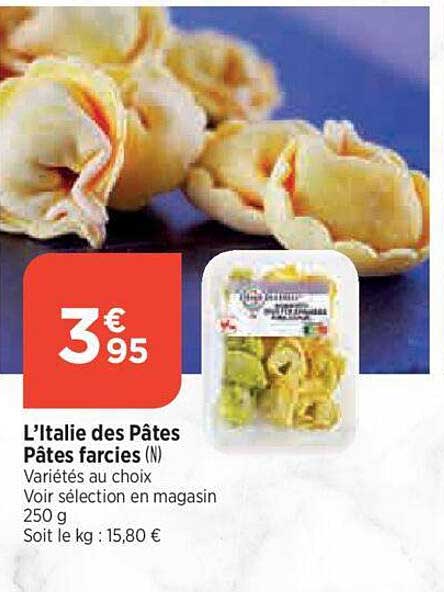 L'italie Des Pâtes Pâtes Farcies