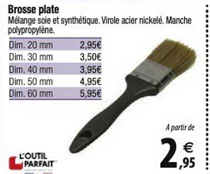 l'outil parfait brosse plate