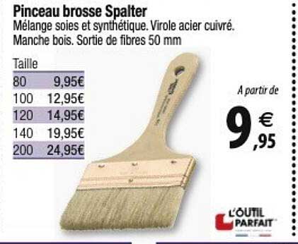 l'outil parfait pinceau brosse spalter