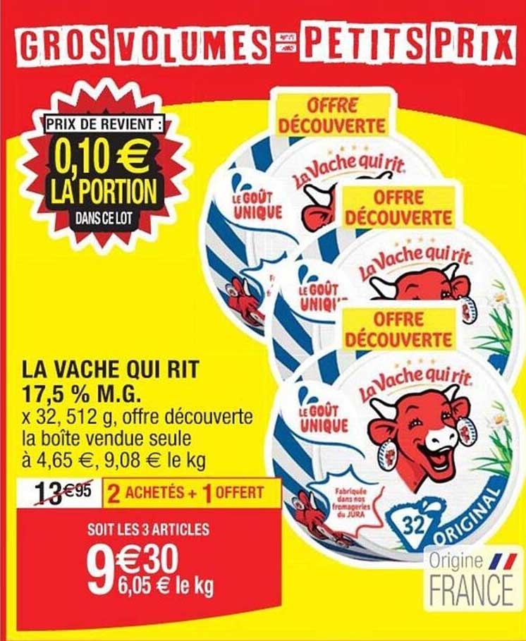 la vache qui rit 17,5 % m.g.