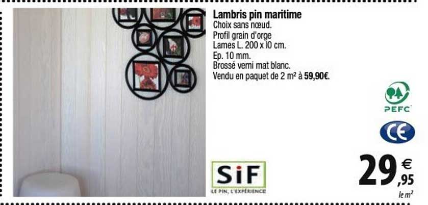 lambris pi nmaritime sif