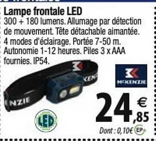 Lampe Frontal Led Mckenzie