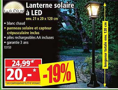 lanterne solaire à led i-glow