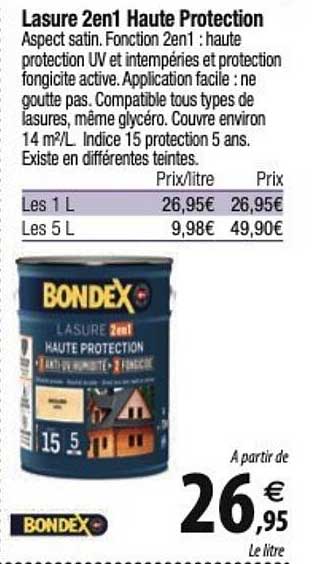 lasure 2en1 haute protection bondex