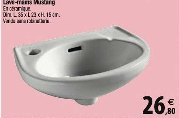 lave-mains mustang