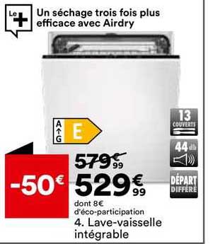 lave-vaisselle intégrable