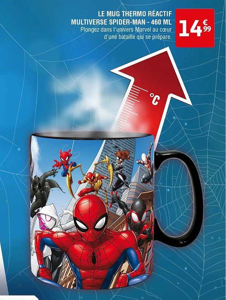 le mug thermo réactif multiverse spider-man - 460 ml
