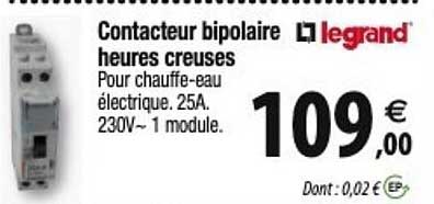 legrand contacteur bipolaire