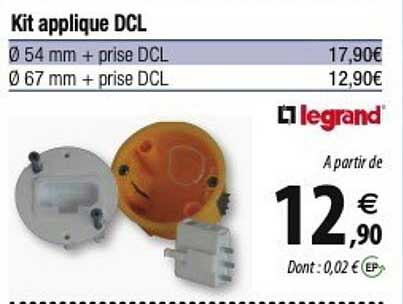 legrand kit applique dcl