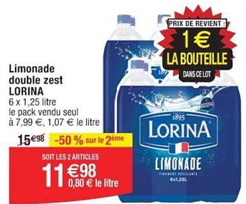 limonade double zest lorina